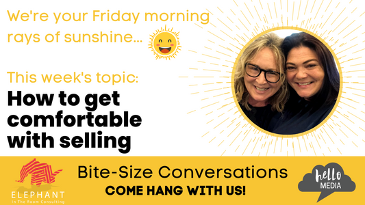 How to get comfortable with selling