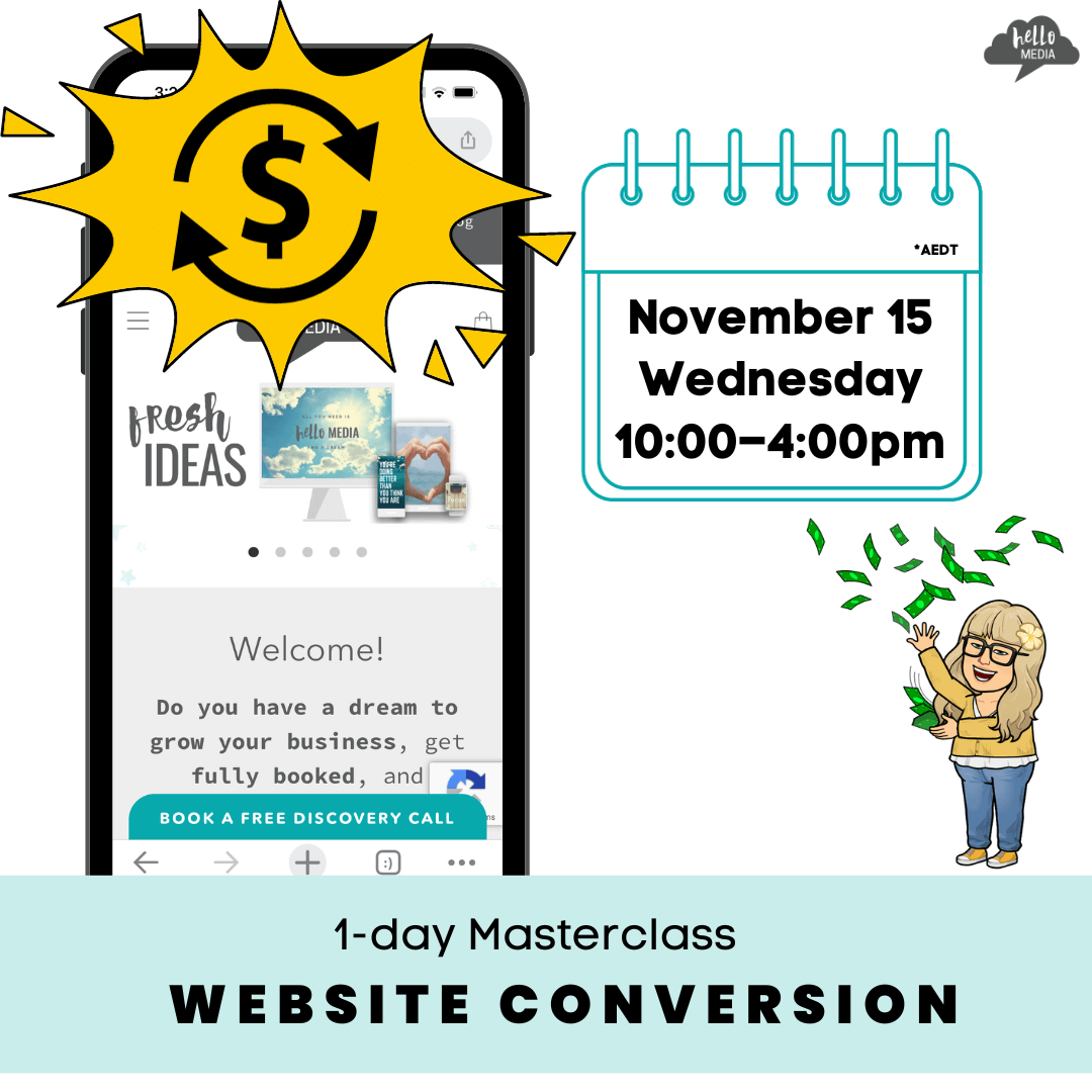 website conversion masterclass hello media