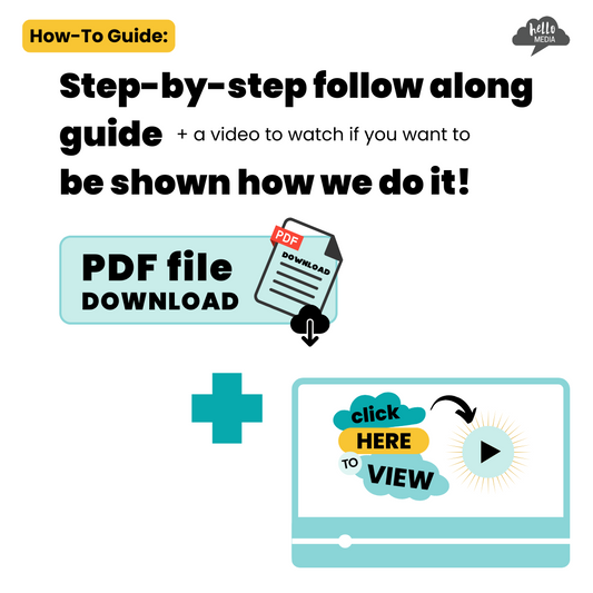 Step by step follow along guide