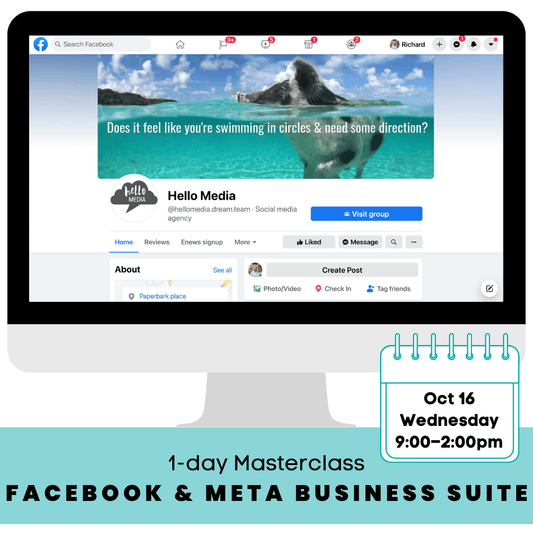 hello media facebook meta business suite masterclass