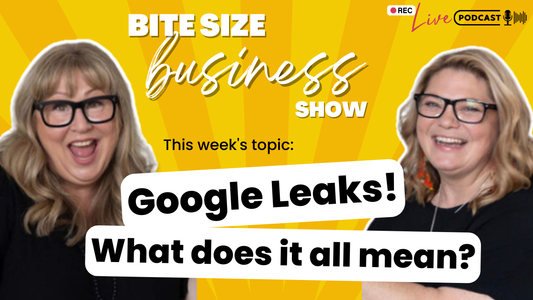 Kylie Mowbray-Allen and Jennie Walke present bite-size business show, this week's topic: The meaning of Google Leaks