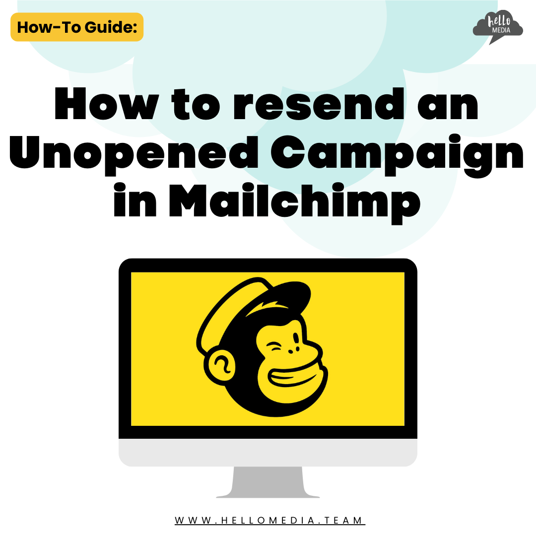 digital downloadable pdf how-to guide Resending an unopened mailchimp campaign