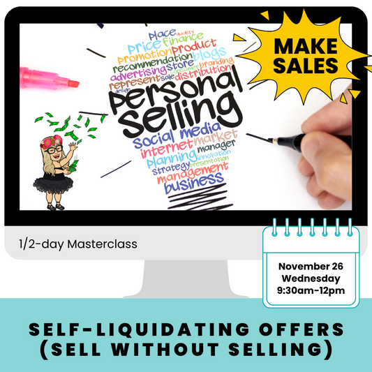 Self-Liquidating Offers (SLO): Sell Without Selling Masterclass ~ November 2025