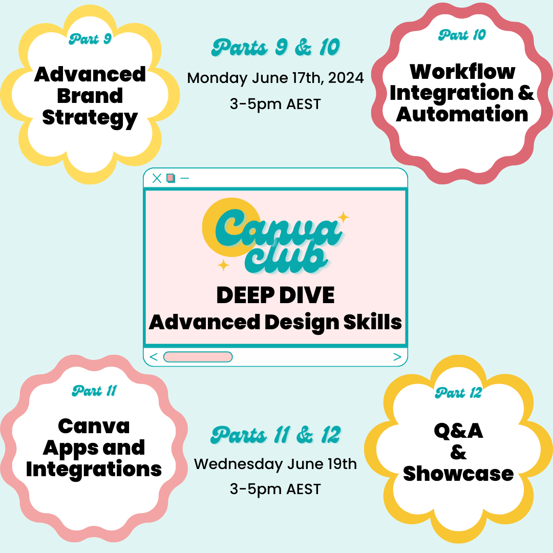 Canva Club Deep Dive ~ Advanced Design Skills 👑