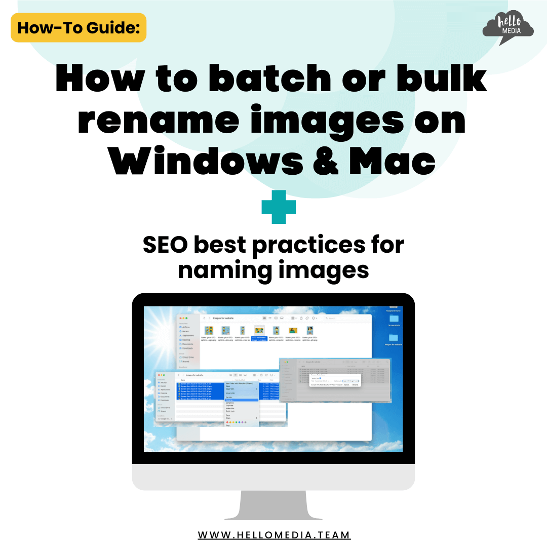 How-To Guide: Batch or Bulk Rename Images for Windows and Mac